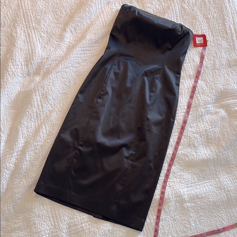 Satin Strapless Dress